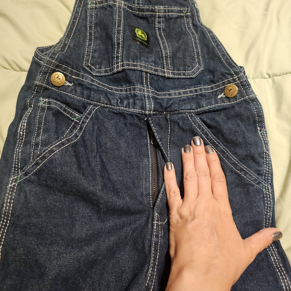 John Deere Kids Denim Overalls - Picture 3 of 7